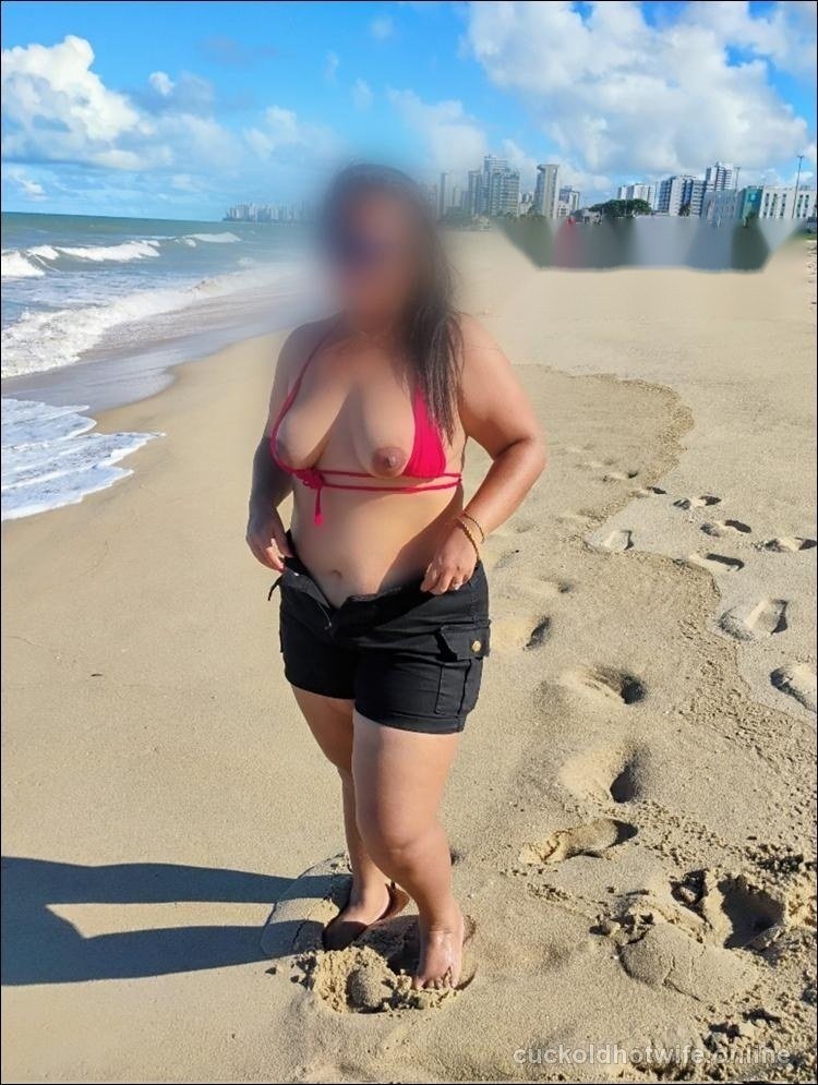 Exibicionismo amador da esposa gordinha - Foto amadora caseira 2